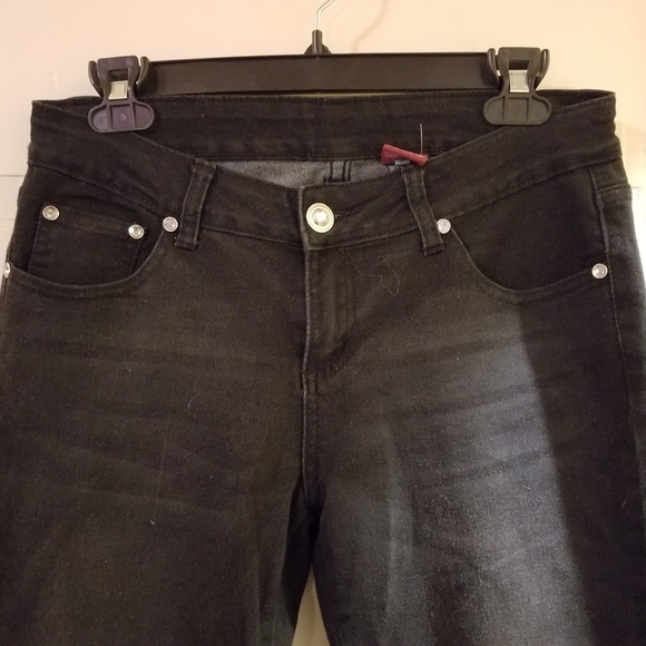 J & P Fashion black denim  jeans - Picture 2 of 8